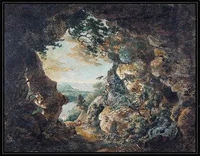 Картина Устье реки Эйвон, недалеко от Бристоля, вид со скал ниже Клифтона