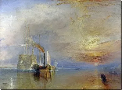 Картина «Сражающийся «Темирер», 1839 г.