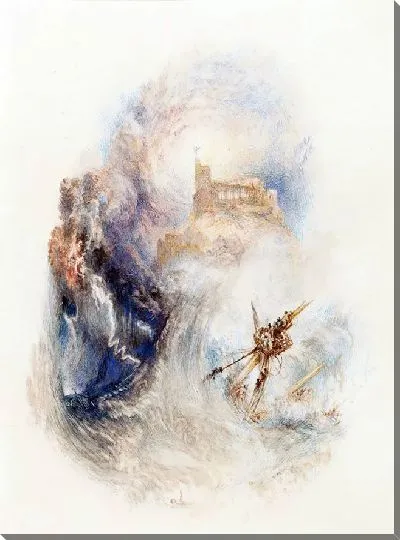 Картина Смерть Ликидаса. Видение охраняемой горы