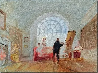 Картина Художник и его поклонники