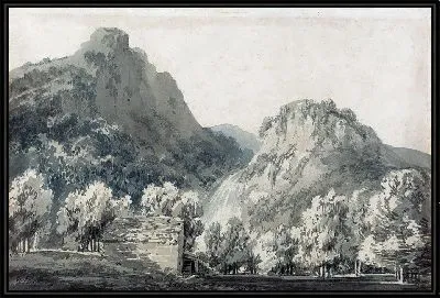 Картина Водопад Лодор, Камберленд