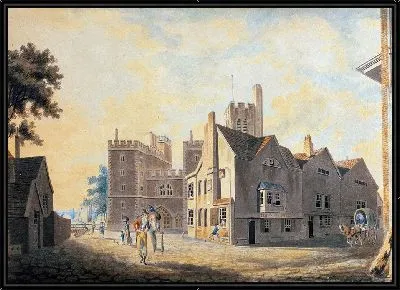 Вид на дворец архиепископа, Ламбет