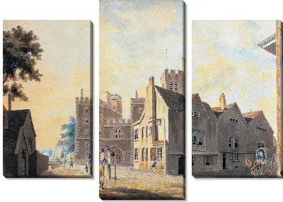 Вид на дворец архиепископа, Ламбет