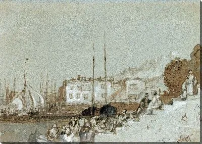 Картина Вид на морской порт Ист-Каус, остров Уайт