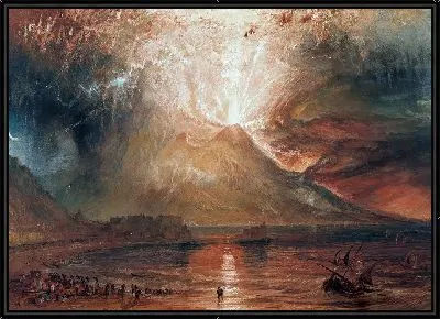 Картина Извержение Везувия