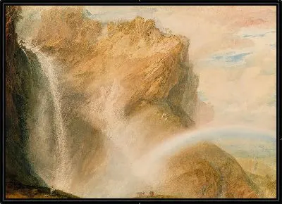 Верхний водопад Рейхенбахской радуги