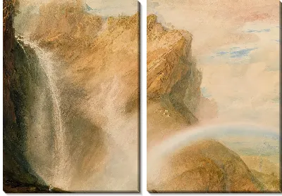 Верхний водопад Рейхенбахской радуги