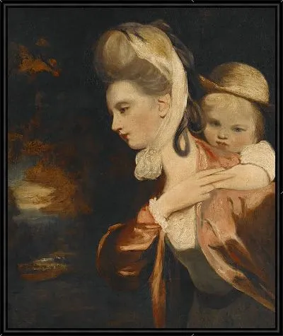 Картина Миссис Пэйн Галлауэй и ребенок