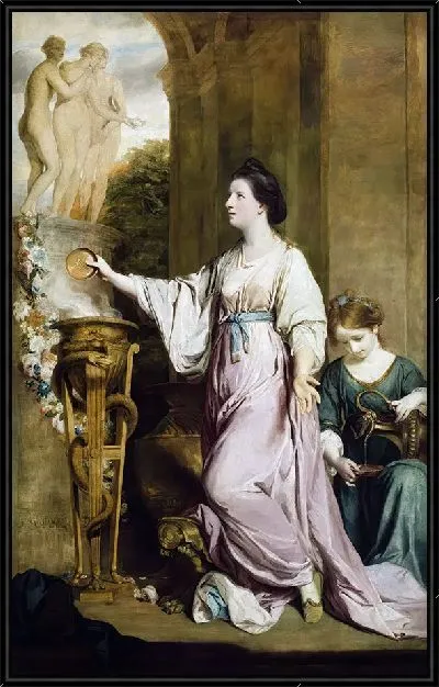 Картина Леди Сара Банбери приносит жертвы грациям