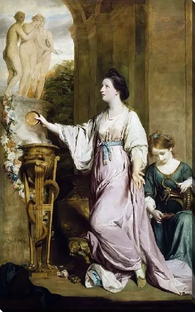 Картина Леди Сара Банбери приносит жертвы грациям