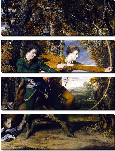 Картина Полковник Экланд и лорд Сидней Лучники