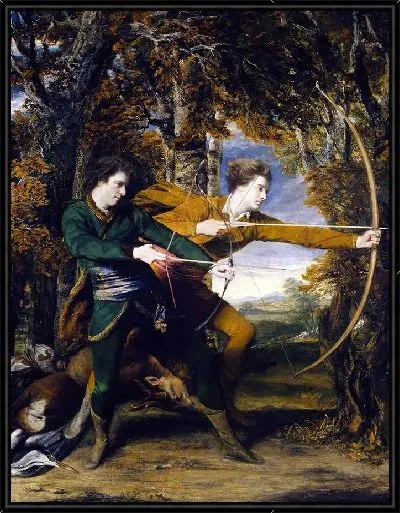 Картина Полковник Экланд и лорд Сидней Лучники