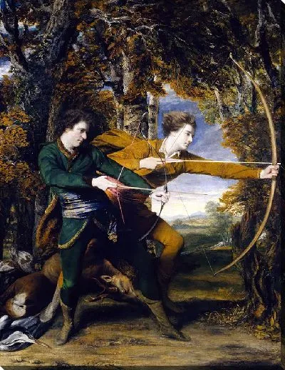 Картина Полковник Экланд и лорд Сидней Лучники