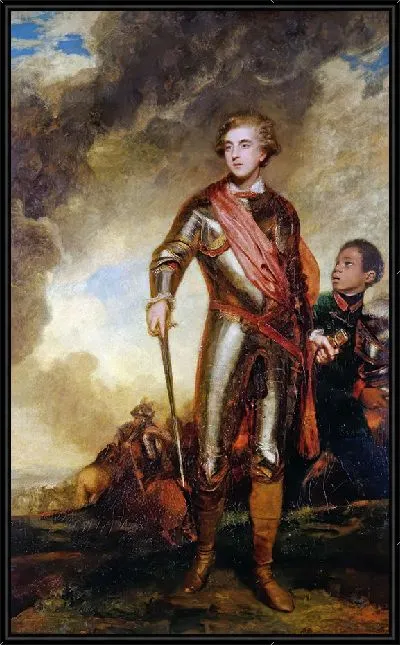 Картина Чарльз Стэнхоуп, третий граф Харрингтон и Маркус Ричард Фицрой Томас