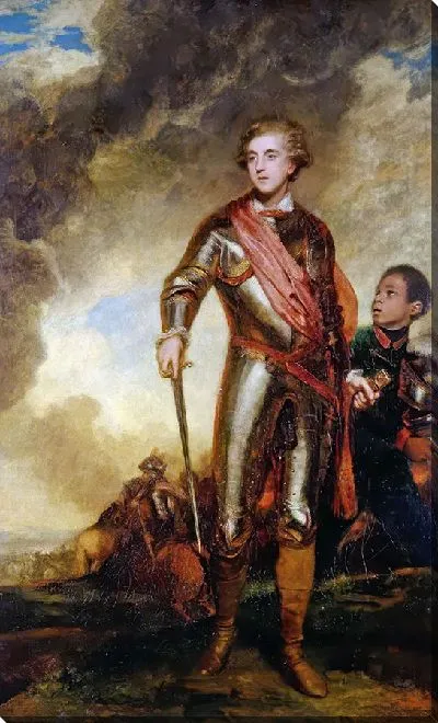 Картина Чарльз Стэнхоуп, третий граф Харрингтон и Маркус Ричард Фицрой Томас