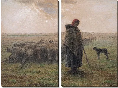 Пастушка и ее стадо