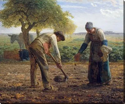 Картина Картофелесажалка