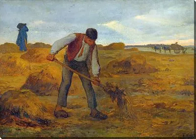 Картина Крестьянин, разбрасывающий навоз