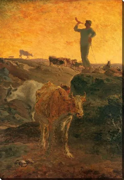 Картина Призывая коров домой