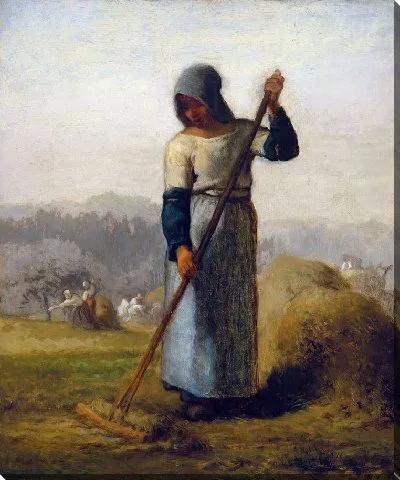 Картина Женщина с граблями