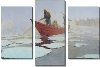 Картина Водители рек в весенний перерыв