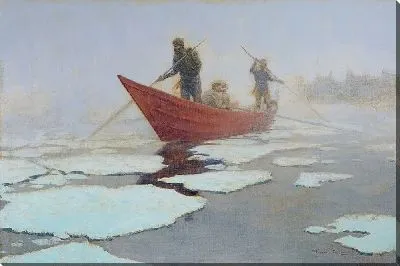 Картина Водители рек в весенний перерыв