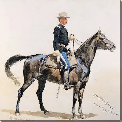 Картина Лейтенант Кейси, командир отряда скаутов Шайенна