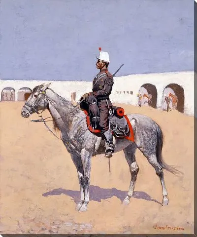 Картина Линейный кавалерист, Мексика