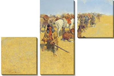 Картина Старый бой на равнинах