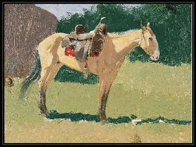 Картина Безымянный конный этюд 3