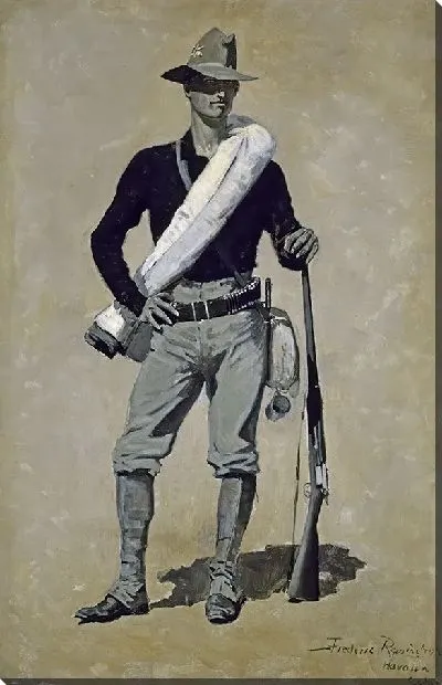 Картина Солдат США, испано-американская война