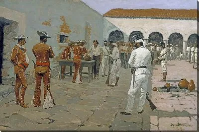 Картина Экспедиция Миера. Добыча черной фасоли