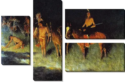 Картина Пожар в траве