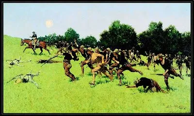 Картина The Charge of the Rough Riders