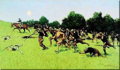 Картина The Charge of the Rough Riders