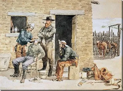 Воскресный утренний туалет на ранчо