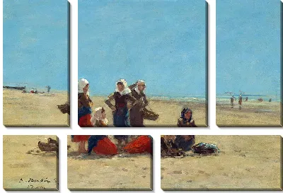 Картина Женщины на пляже в Берке