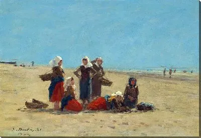 Картина Женщины на пляже в Берке