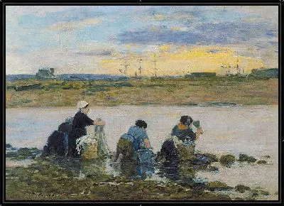 Картина Прачки у реки