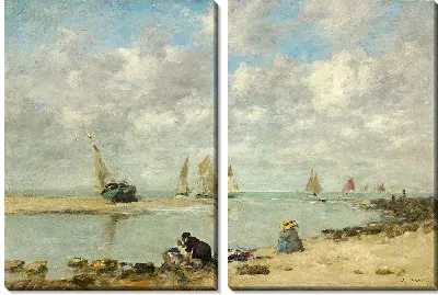 Картина Прачка возле Трувиля