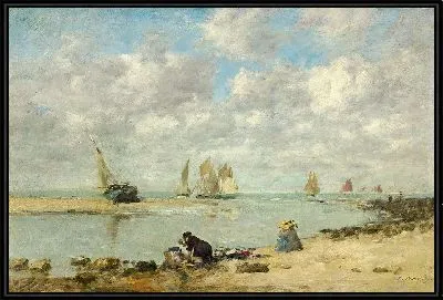 Картина Прачка возле Трувиля