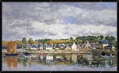 Деревня у реки