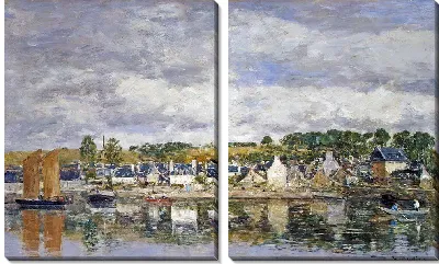 Деревня у реки