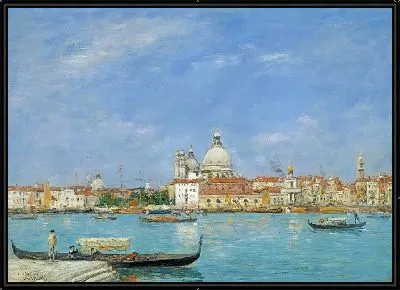 Венеция, Санта-Мария-делла-Салюте из Сан-Джорджо.