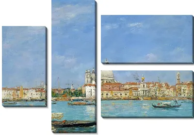 Венеция, Санта-Мария-делла-Салюте из Сан-Джорджо.