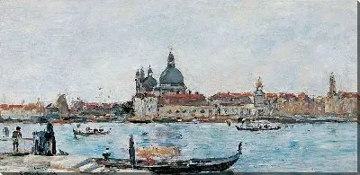 Картина Венеция, Санта-Мария-делла-Салюте и таможня