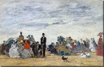 Картина Пляж в Трувиле