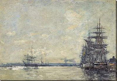 Картина Корабли в гавани