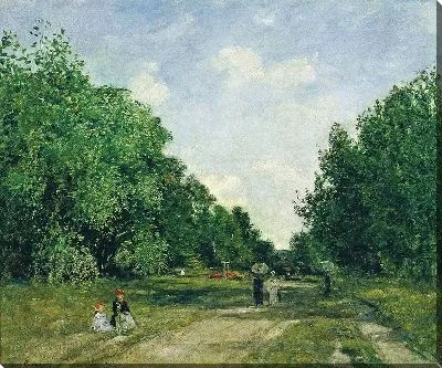 Картина Парк Кордье в Трувиле