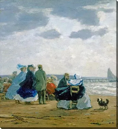Картина На пляже, Дьепп